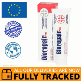 Biorepair Plus Sensitive Teeth, toothpaste without fluoride, 75 ml — Made in Italy — Free Delivery
