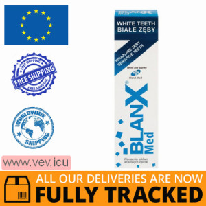 Blanx Med, toothpaste, Sensitive Teeth, 75ml — Made in Italy — Free Delivery