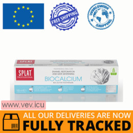 Splat Biocalcium Toothpaste strengthening 100ml — Made in Russia — Free Delivery