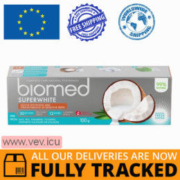 Biomed Superwhite, whitening toothpaste, 100g  — Made in Russia — Free Delivery