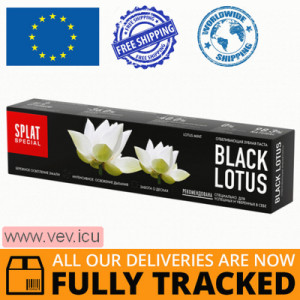 Splat Special Black Lotus Toothpaste 75 ml — Made in Russia — Free Delivery
