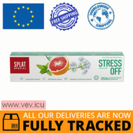 Splat Special, Stress Off, Fluoride Free, Toothpaste 75 ml— Made in Russia — Free Delivery