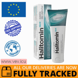Halitomin Dent Toothpaste 75ml — Made in Poland by Aflofarm — Free Delivery