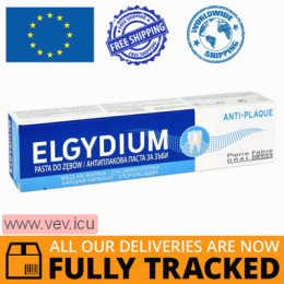 Elgydium Anti-Plaque, toothpaste against plaque, 75 ml  — Made in Poland — Free Delivery