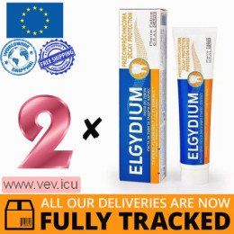 Elgydium, toothpaste, anti-caries, 2p x 75 ml — Made in Poland — Free Delivery