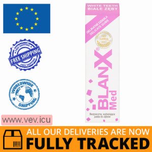Blanx Med, toothpaste, Delicate Gums, 75ml — Made in Italy — Free Delivery