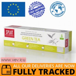 Splat Professional Green Tea,Toothpaste 100 ml — Made in Russia — Free Delivery