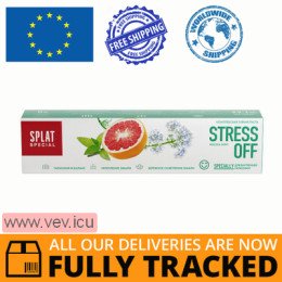 Splat Special, Stress Off, Fluoride Free, Toothpaste 75 ml— Made in Russia — Free Delivery