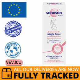 Sanosan Mama, Nipple cream lanolin 30ml — Made in Germany — Free Delivery