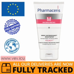 Pharmaceris M Foliacti, anti-stretch marks cream that strengthens the skin's structure, 150 ml — Made in Poland — Free Delivery