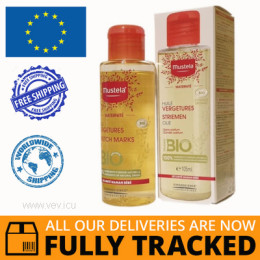 MUSTELA MATERNITE BIO OIL FOR STRETCH MARKS 105ML — MADE IN FRANCE — FREE SHIPPING