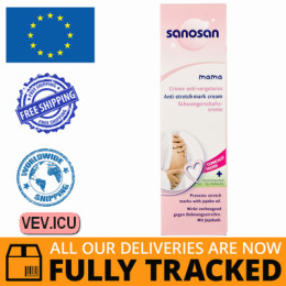 Sanosan Mama, Cream for stretch marks for pregnant women 100ml — Made in Germany — Free Delivery