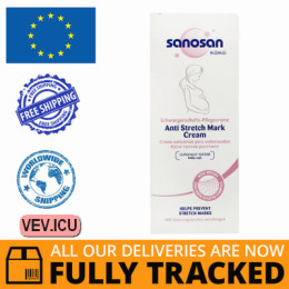 Sanosan Mama, Cream for stretch marks for pregnant women 200ml — Made in Germany — Free Delivery