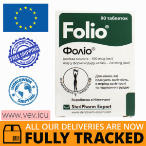 Folio 90 tablets — Made in Germany — Free Delivery
