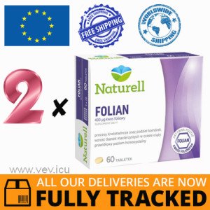 2 x NATURELL FOLIAN 60 TABS - MADE IN POLAND - FREE SHIPPING 2 x NATURELL FOLIAN 60 TABS - MADE IN POLAND - FREE SHIPPING