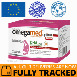 OMEGAMED OPTIMA FORTE 90 CAPS - MADE IN POLAND - FREE SHIPPING 