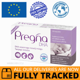 PREGNA DHA 30 CAPS - MADE IN POLAND - FREE SHIPPING 