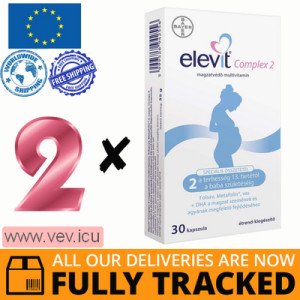 Elevit-Complex 2, second and third trimester of pregnancy, 2p x 30 capsules — Made in Germany — Free Delivery