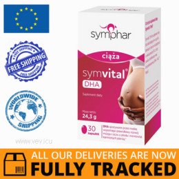 SYMVITAL DHA 30 CAPS - MADE IN POLAND - FREE SHIPPING 