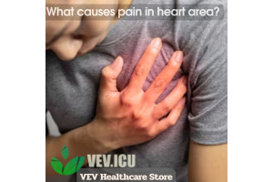 What causes pain in heart area?